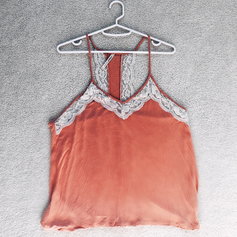 Pink Camisole with Lace